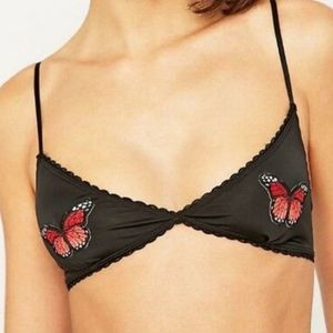 Urban Outfitters Butterfly Triangle Bra